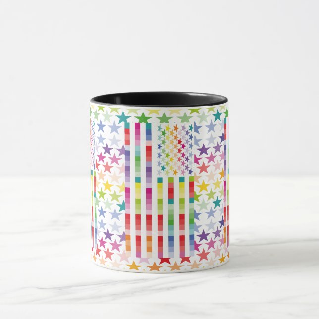 MODERN VERSION MULTICOLOR USA/EEUU FLAG BY MASANSE TASSE (Zentrum)