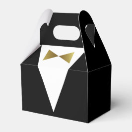 Modern Vielen Dank an Black and Gold Tuxedo Vorlag Geschenkschachtel