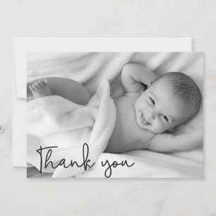 Modern Vielen Dank, dass Sie Baby Foto Birth ankün Ankündigung