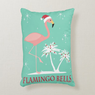 MODERN VINTAG RETRO CHRISTMAS FLAMINGO DEKOKISSEN