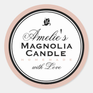 MODERN VINTAG SALMON PERSONALISIERTER STICKER