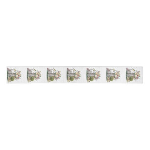 Modern Vintage french farmhouse flower garden Ripsband