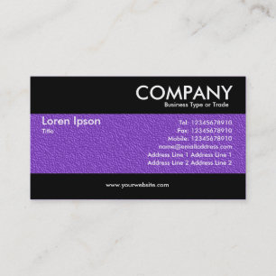 Modern - Violett mit bespannter Textur Visitenkarte