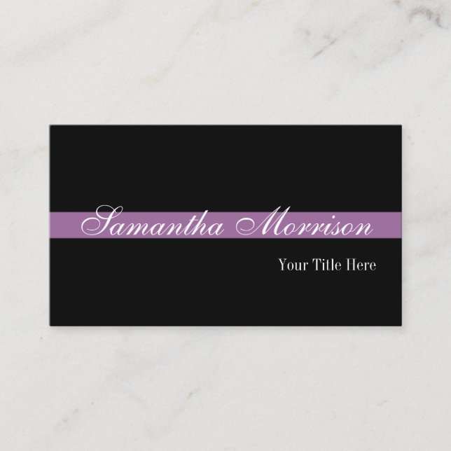 Modern Visitenkarte (Vorderseite)