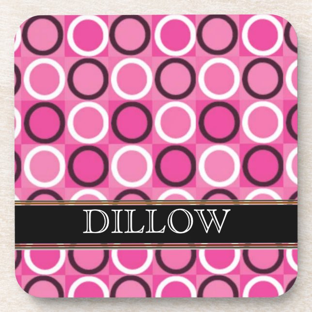 MODERN Vorlage für Personalisierten Kork-Untersetz Untersetzer (Vorderseite)