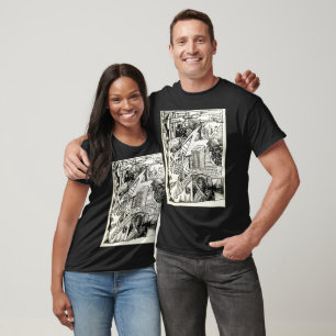 "Modern Warfare" Tuschezeichnung Basic T-Shirt