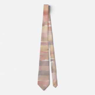 Modern Watercolor Neutral Abstract Men’s Tie Krawatte