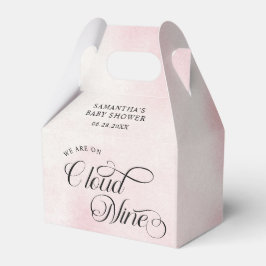 Modern Watercolor Pink sie ist auf Cloud Nine Baby Geschenkschachtel