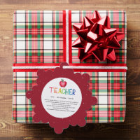 Modern Watercolor Rainbow Teacher Thank You