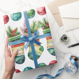 Modern Watercolor  Wrapping Paper Geschenkpapier