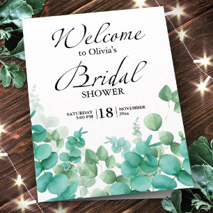 Modern wedding simple elegant rustic bridal shower karte