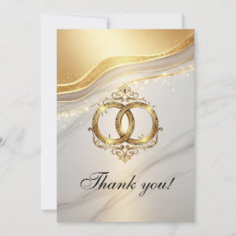 Modern Wedding Thank You Card Dankeskarte