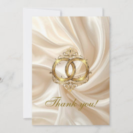Modern Wedding Thank You Card Dankeskarte
