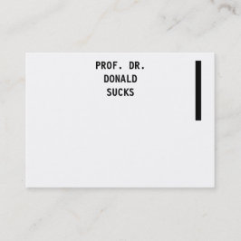 Modern, weiß, fett visitenkarte