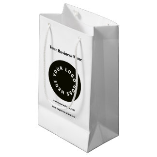Modern Weiße Fügen Sie Ihr Logo hinzu  Kleine Geschenktüte