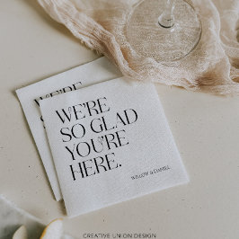 Modern Whimsy, wir sind so froh, dass du hier Hoch Serviette