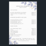 Modern White Blue Leafy Flyer<br><div class="desc">Moderner,  grüner Flyer in Weiß,  Blau. Bearbeiten Sie Ihr Produkt in wenigen Minuten,  indem Sie Ihre Daten hinzufügen. Sie können den Schriftart/die Farbe/Position durch "weitere Personalisierung" ändern.</div>