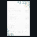 Modern, white-green Leafy Flyer<br><div class="desc">Modern leafy flyer in white,  green. Edit your product in min by adding your data. You can change the font/color/position by further personalization.</div>