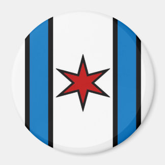 Modern White Shield Magnet