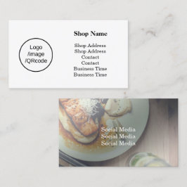 Modern White Shop Visitenkarte