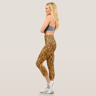 Modern Wild Tiger Pattern Leggings