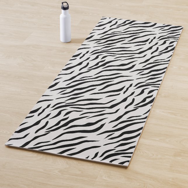 Modern Wild White Tiger Muster Yoga Mat Yogamatte (Beispiel)