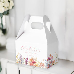 Modern, Wildblume, Babydusche Geschenkschachtel