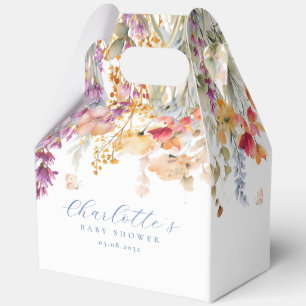Modern, Wildblume, Babyparty Geschenkschachtel
