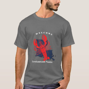 Modern willkommene Languste Louisiana individuelle T-Shirt