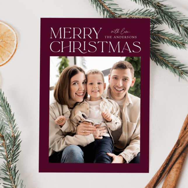 Modern Wine Frohe Weihnachten Foto (Von Creator hochgeladen)