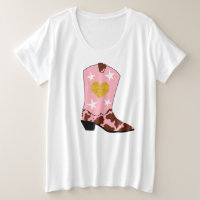 Modern Women Pink Cowgirl Western Boot