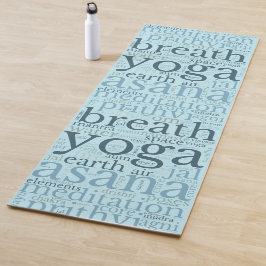 Modern Word Art Yoga Yogamatte