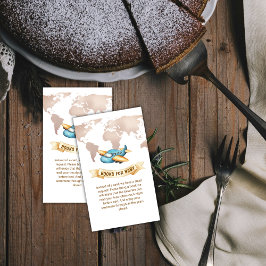 Modern World Map Airplane Books For Baby Shower Begleitkarte