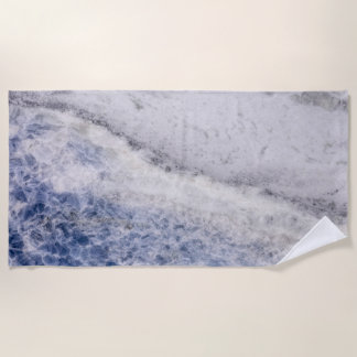 Modern Zen Blau Strandtuch