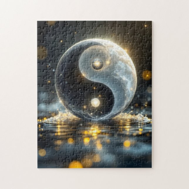 Modern Zen Yin and Yang vibes  Puzzle (Vertikal)
