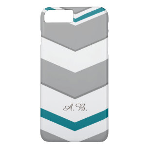 Modern Zickzack mit allen Farbdetailinitialen Case-Mate iPhone Hülle
