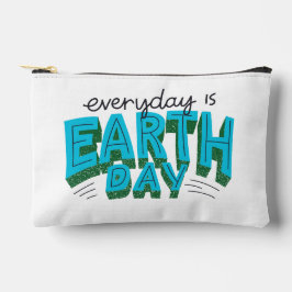 Modern Zitat "Der Alltag ist der Tag der Erde" Zubehörtasche