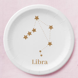 Modern Zodiac Sign Gold Libra | Element Air Pappteller