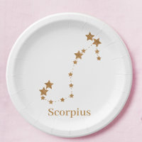 Modern Zodiac Sign Gold Scorpius | Element Wasser