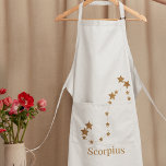 Modern Zodiac Sign Gold Scorpius | Element Wasser Schürze<br><div class="desc">Modern Zodiac Sign Gold Scorpius | Element Wasser</div>