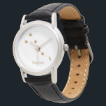 Modern Zodiac Sign Gold Taurus | Element Erde Armbanduhr<br><div class="desc">Modern Zodiac Sign Gold Taurus | Element Erde</div>