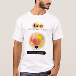 Modern Zodiac Sign Leo Zitat | Elementfeuer T-Shirt