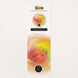 Modern Zodiac Sign Leo Zitat | Elementfeuer Yogamatte