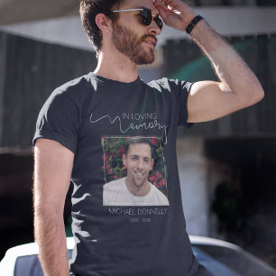 Modern zum Gedenken Foto Gedenkstätte T-Shirt