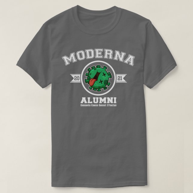 Moderna Alumni für dunkle Shirts (Design vorne)