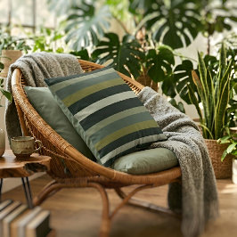 Moderna Linear | Aged Sage & Winter Moss Kissen