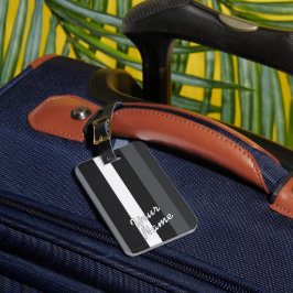 Moderna Linear | Carbon & Obsidian Gepäckanhänger