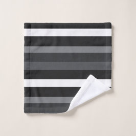 Moderna Linear | Carbon & Obsidian Waschlappen