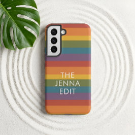 Moderna Linear | MCM Regenbogen Custom Samsung Galaxy Hülle