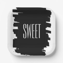 Moderne 16. Geburtstagsparty-Teller Pappteller